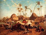 Bedouincamp by Karl Wilhelm Gentz